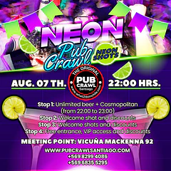 Friday 07th August - NEON Pubcrawl 2026