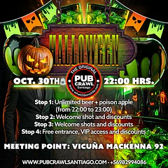 Friday 30th October  - HALLOWEEN Pub Crawl 2025