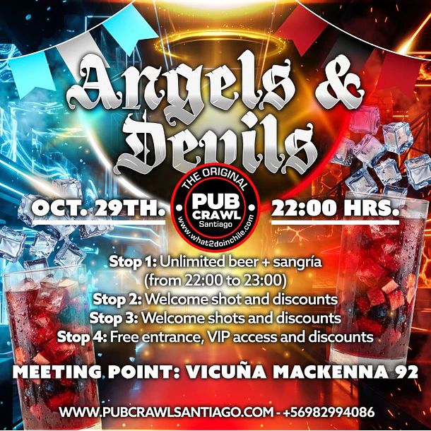 Thursday 29th October - Angels & Devils PubCrawl 2026 