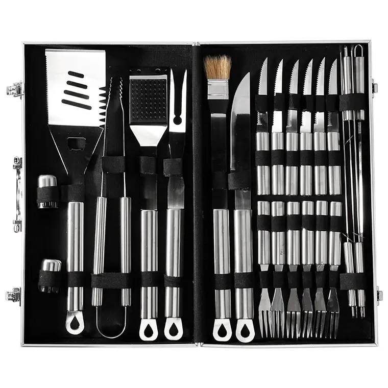 Set Deluxe BBQ Metálico 3