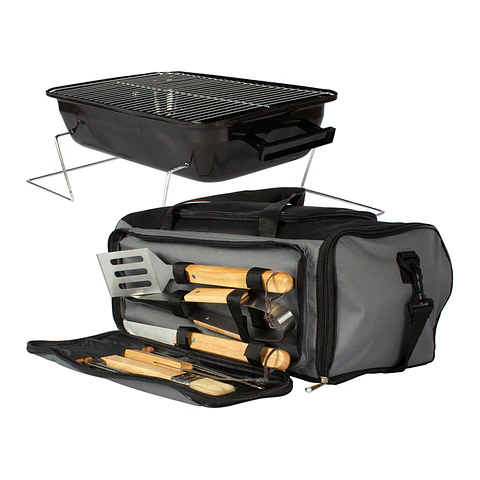 Set Bolso Cooler - Parrilla