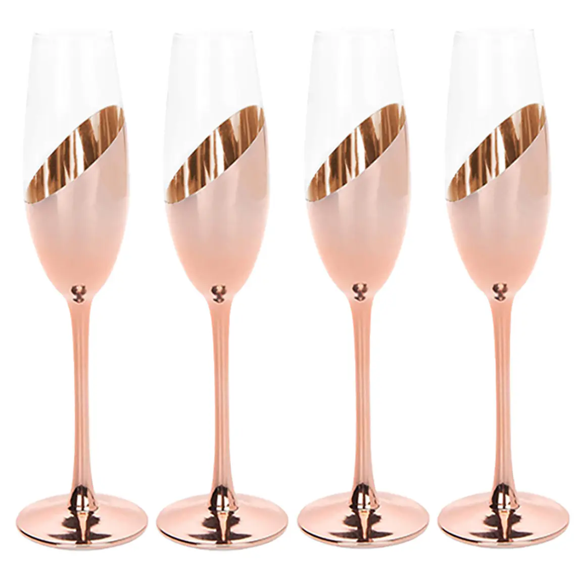 Set de Copas Encobrizadas 1