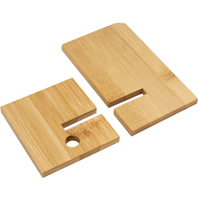 Soporte para celular de Bambú 4
