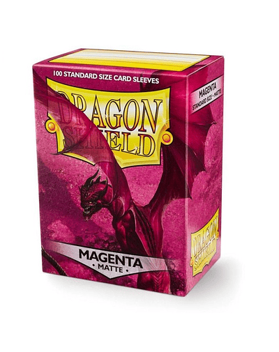 Dragon Shield - 100 standard - MAGENTA MATTE