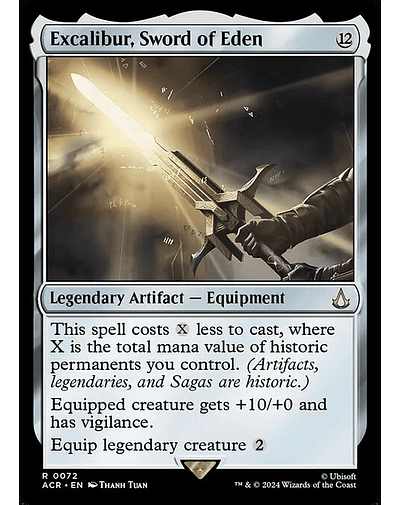 Excalibur, Sword of Eden - 0072 - Inglés - Foil