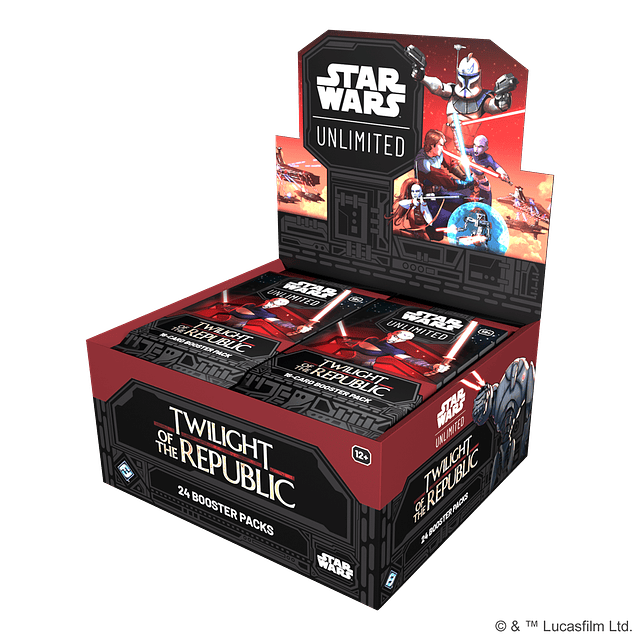 PREVENTA Star Wars Unlimited - Twilight of the Republic Booster Display Español