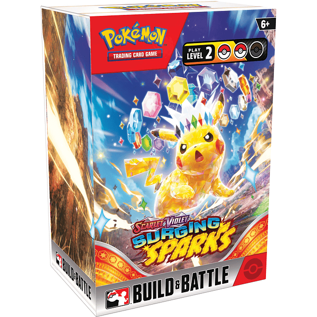 Pokémon - Surging Sparks Build & Battle Box - Español