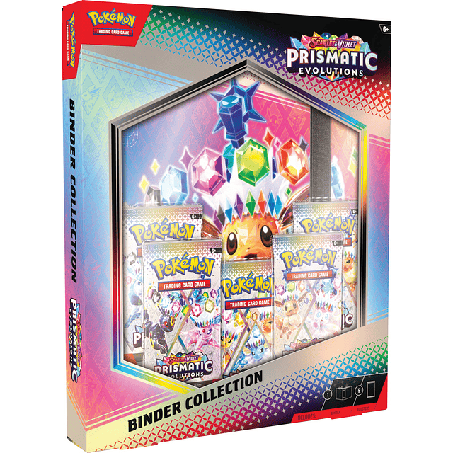 PREVENTA - Pokemon TCG Scarlet & Violet Prismatic Evolutions - Binder Collection INGLÉS