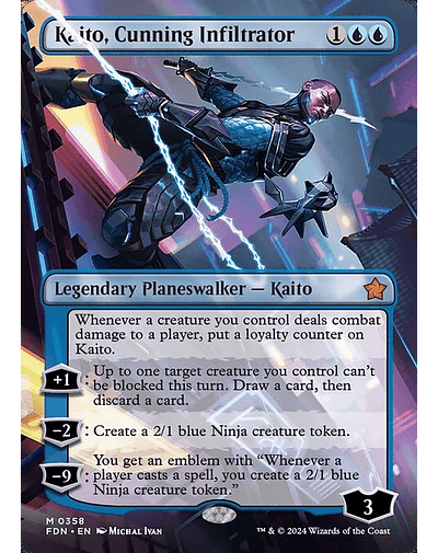 Kaito, Cunning Infiltrator - 0358 - Inglés - Foil