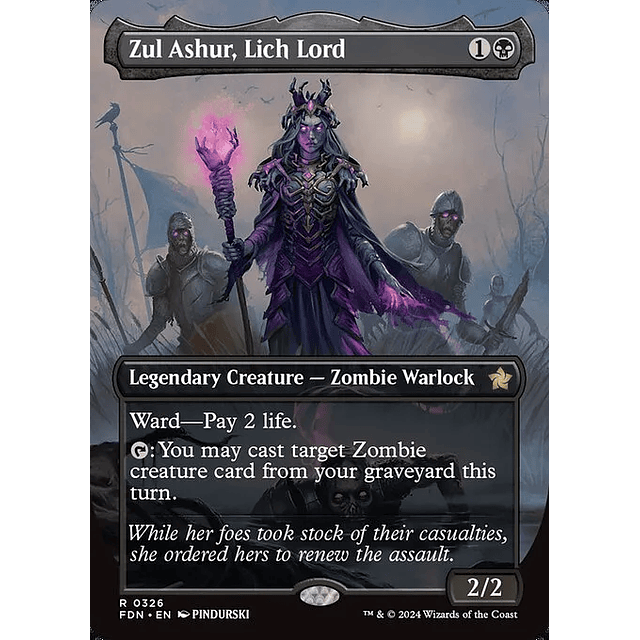 Zul Ashur, Lich Lord - 0326 - Inglés