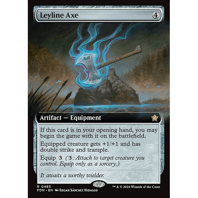 Leyline Axe - 0485 - Inglés - Foil