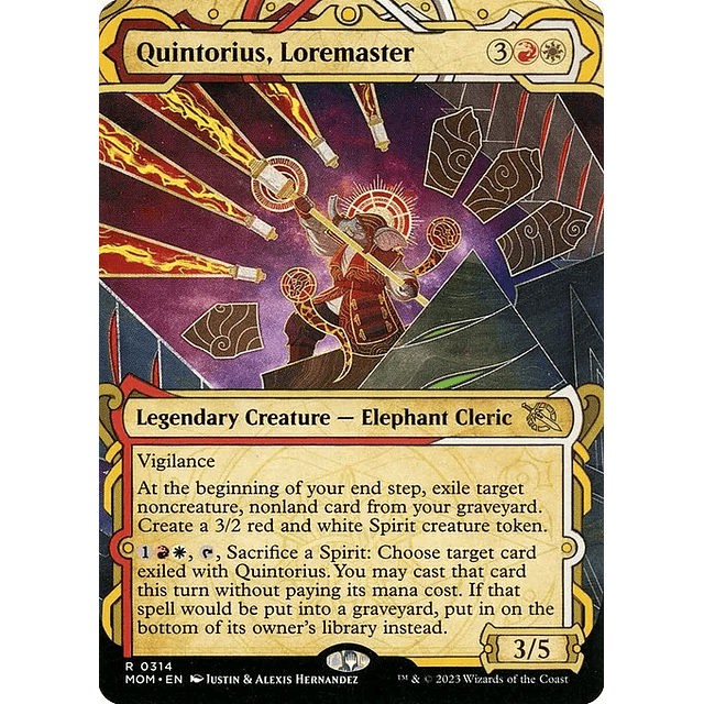 Quintorius, Loremaster - 0314 - Inglés - Foil