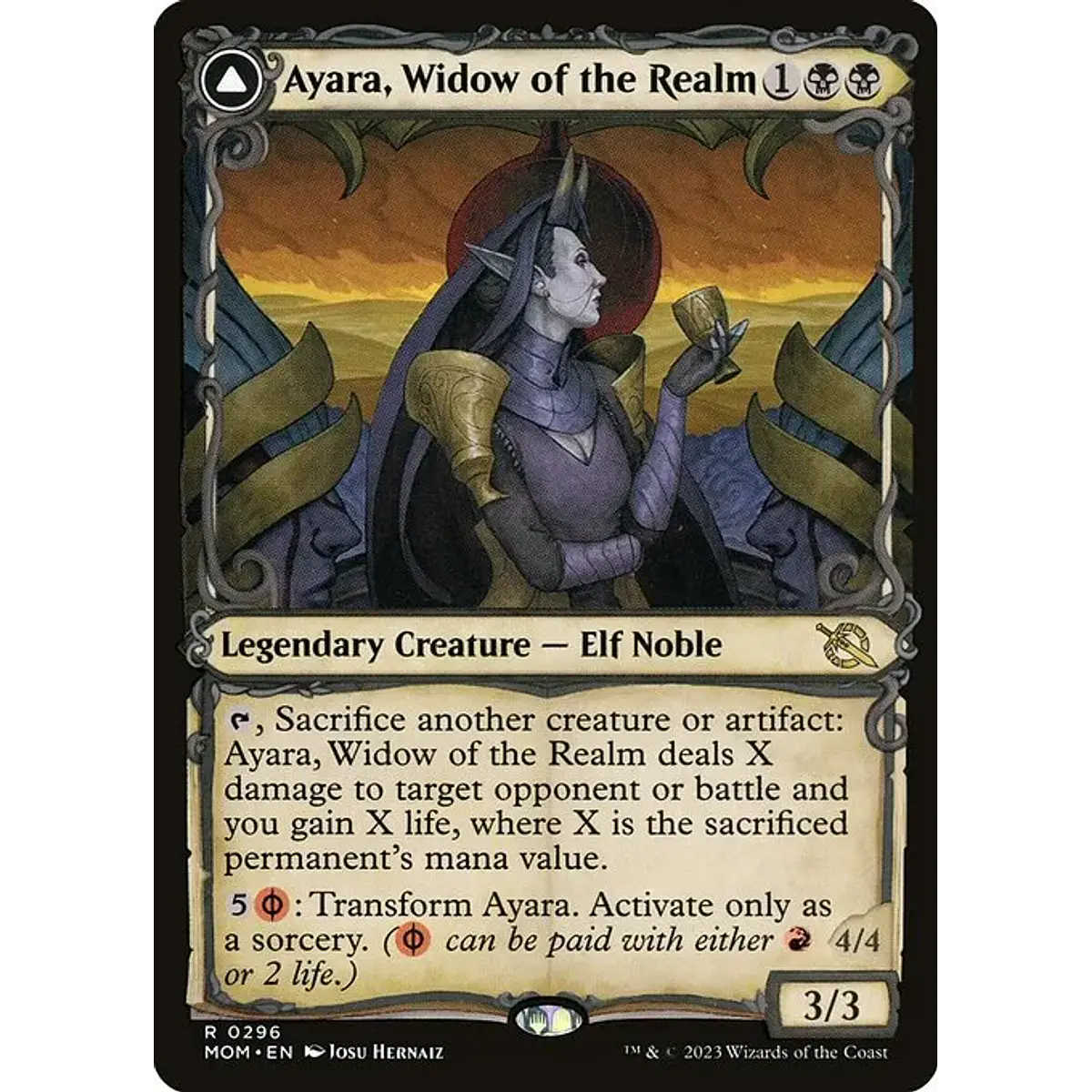 Ayara, Widow of the Realm / Ayara, Furnace Queen - 0296 - In