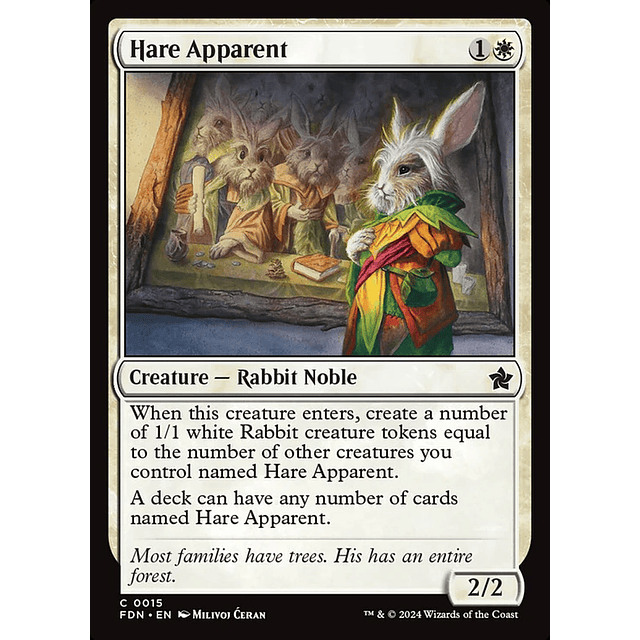 Hare Apparent - 0015 - Inglés - Foil