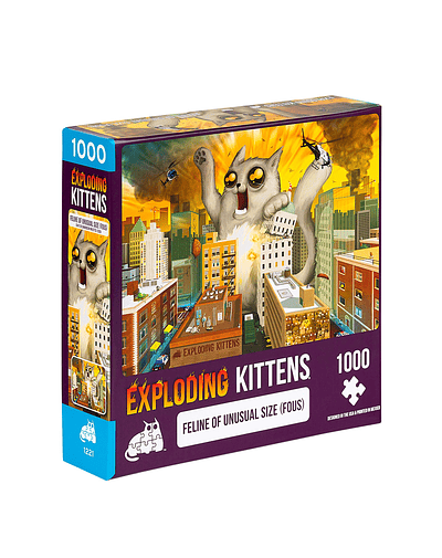 Puzzles Exploding Kittens 1000 piezas: Feline of Unusual Size