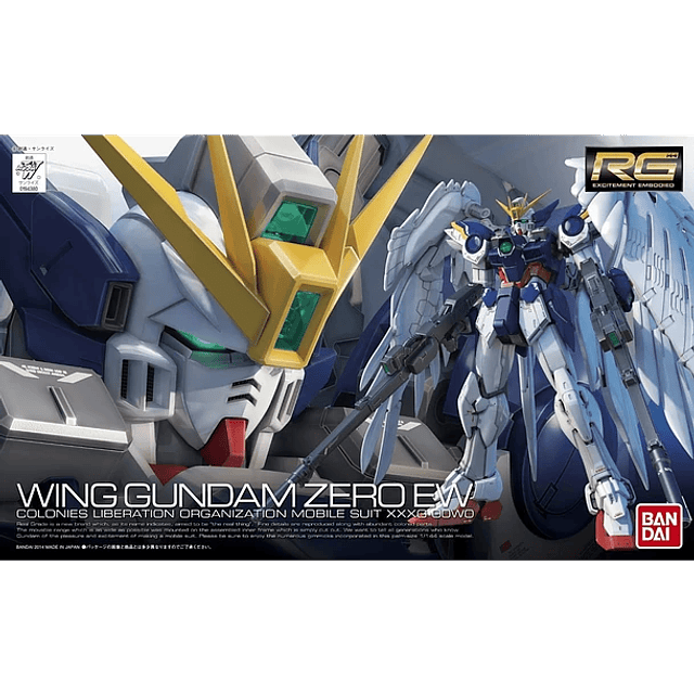 MODEL KIT RG 1/144 XXXG00W0 WING GUNDAM ZERO EW. BANDAI HOBBY