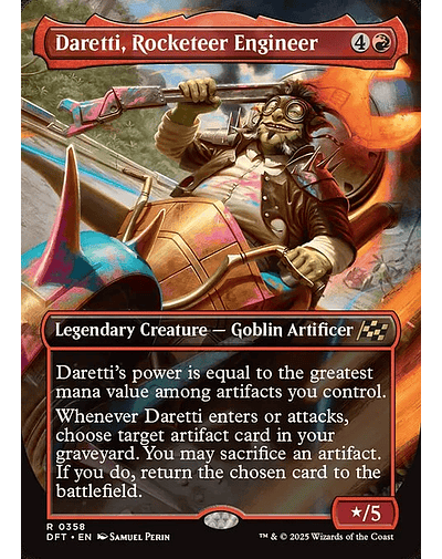 Daretti, Rocketeer Engineer - 0358 - Inglés