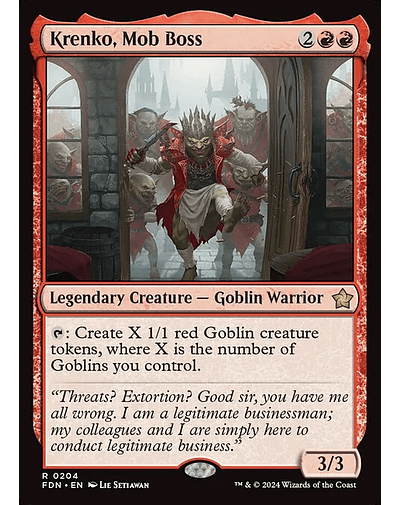 Krenko, Mob Boss -0204 - Inglés
