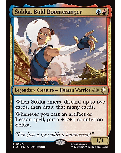 Sokka, Bold Boomeranger - 0240 - Inglés - Foil