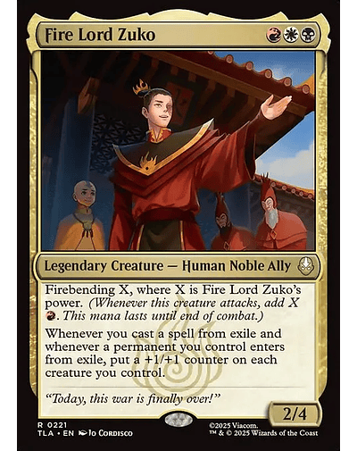 Fire Lord Zuko - 0221 - Inglés - Foil