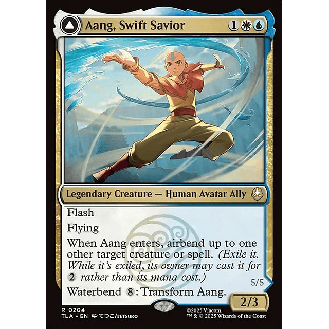 Aang, Swift Savior /  Aang and La, Ocean's Fury - 0204 - Inglés - Foil 1