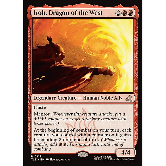 Iroh, Dragon of the West - 0119 - Inglés - Foil