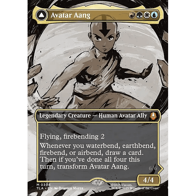 Avatar Aang / Aang, Master of Elements - 0308 - Inglés