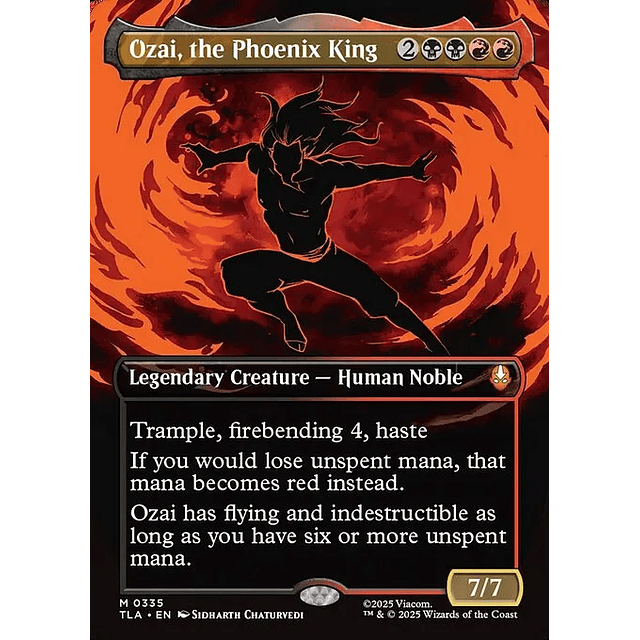 Ozai, the Phoenix King - 0335 - Inglés - Foil