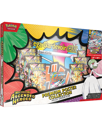 PREVENTA POKEMON TCG MEGA EVOLUTION - ASCENDED HEROES PREMIUM POSTER COLLECTION ESPAÑOL