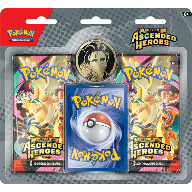 PREVENTA POKEMON TCG MEGA EVOLUTION - ASCENDED HEROES COLLECTION - ERIKA/LARRY ESPAÑOL
