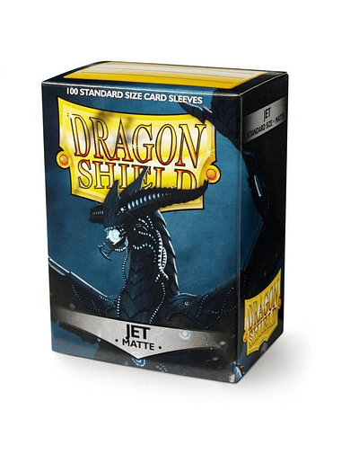 Dragon Shield - 100 standard - JET MATTE