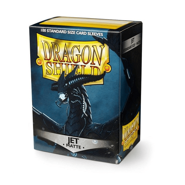 Dragon Shield - 100 standard - JET MATTE