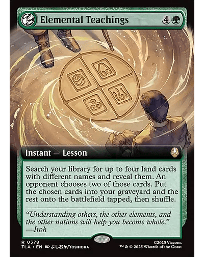 Elemental Teachings - 0378 - Inglés - Foil