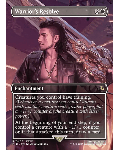 Warrior's Resolve - 0465 - Inglés - Foil