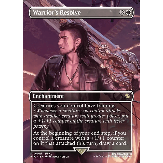 Warrior's Resolve - 0465 - Inglés - Foil