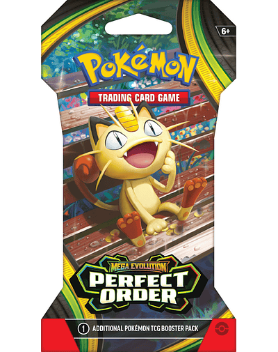 PREVENTA POKEMON TCG MEGA EVOLUTION - PERFECT ORDER - SLEEVED BOOSTER INGLÉS