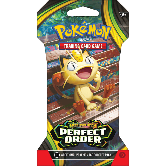 PREVENTA POKEMON TCG MEGA EVOLUTION - PERFECT ORDER - SLEEVED BOOSTER INGLÉS