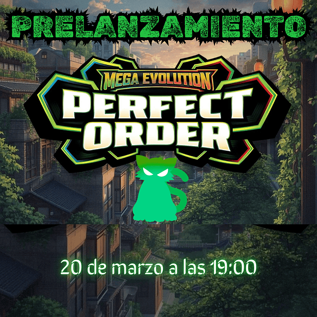 Prelanzamiento Pokémon Mega Evolution Perfect Order  3