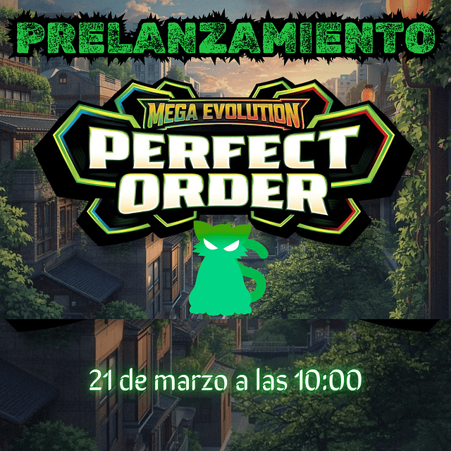 Prelanzamiento Pokémon Mega Evolution Perfect Order  4