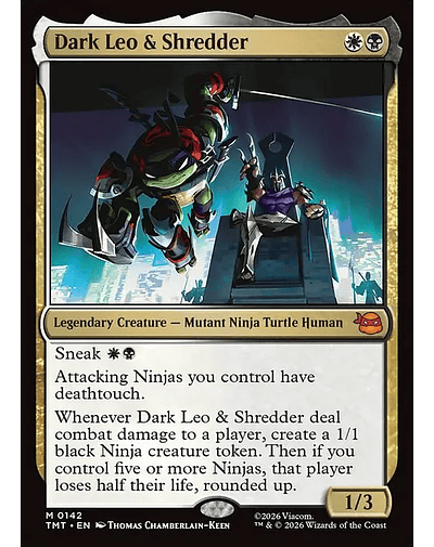 Dark Leo & Shredder - 0142 - Inglés - Foil