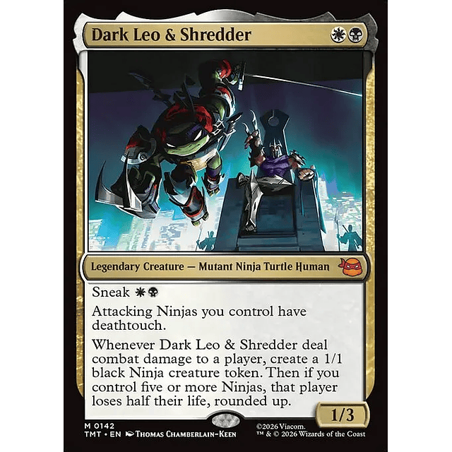 Dark Leo & Shredder - 0142 - Inglés - Foil