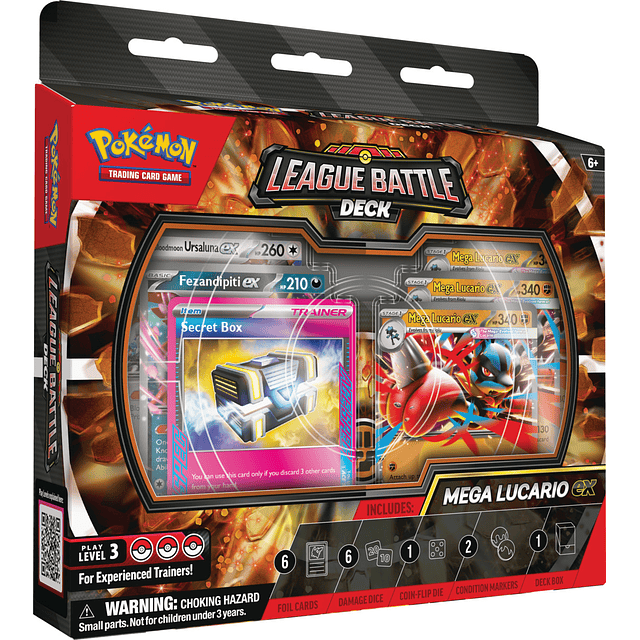 PREVENTA POKEMON TCG MEGA LUCARIO EX LEAGUE BATTLE DECK ESPAÑOL