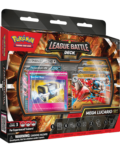 PREVENTA POKEMON TCG MEGA LUCARIO EX LEAGUE BATTLE DECK INGLÉS