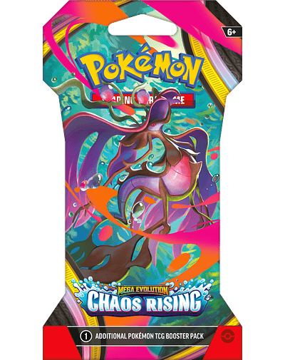 PREVENTA POKEMON TCG MEGA EVOLUTION - CHAOS RISING - PACK 12 SLEEVED BOOSTER - INGLÉS