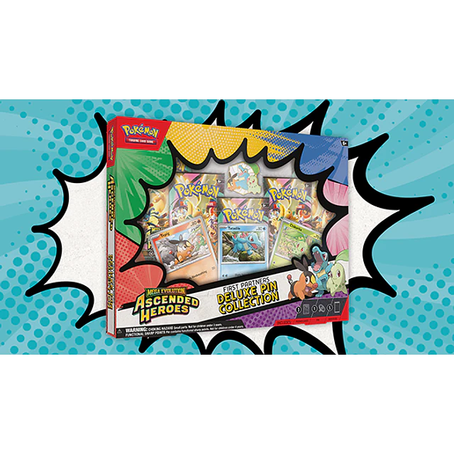 ASCENDED HEROES FIRST PARTNERS DELUXE PIN COLLECTION INGLÉS