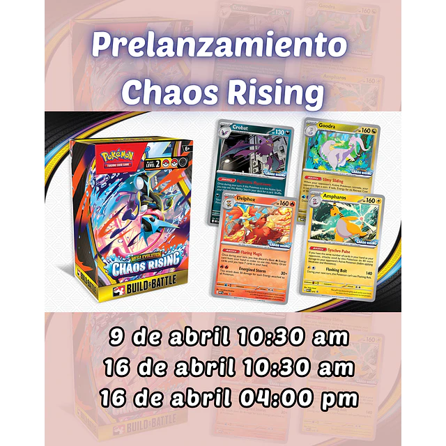 Prelanzamiento Chaos Rising - Kit Build and Battle ESPAÑOL 1