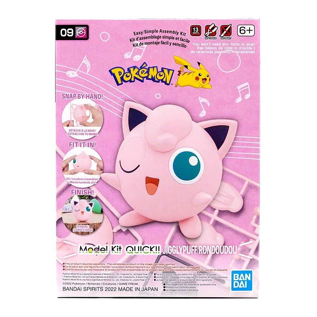 MODEL KIT QUICK!! 09 JIGGLYPUFF POKÉMON