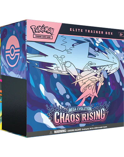 PREVENTA POKEMON TCG MEGA EVOLUTION - CHAOS RISING - ELITE TRAINER BOX ESPAÑOL