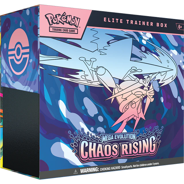PREVENTA POKEMON TCG MEGA EVOLUTION - CHAOS RISING - ELITE TRAINER BOX ESPAÑOL