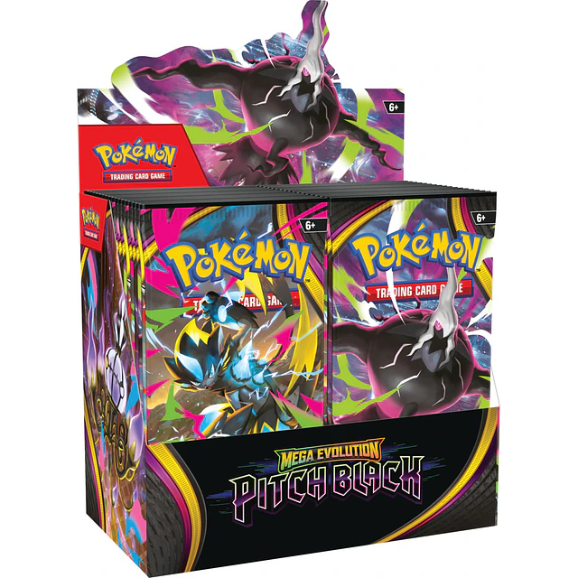 PREVENTA POKEMON TCG MEGA EVOLUTION - PITCH BLACK - BOOSTER BOX INGLÉS
